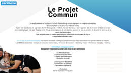Decathlon — le projet commun